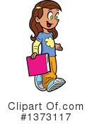 Girl Clipart #1373117 by Clip Art Mascots