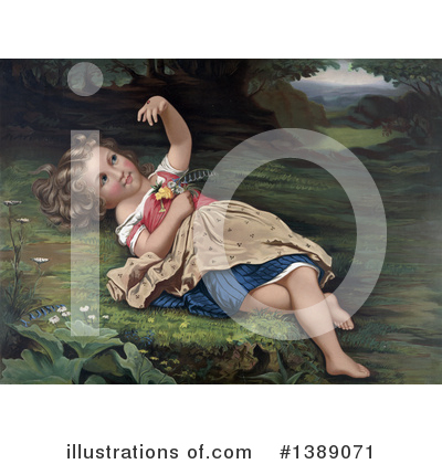 Royalty-Free (RF) Girl Clipart Illustration by JVPD - Stock Sample #1389071