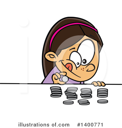 Royalty-Free (RF) Girl Clipart Illustration by toonaday - Stock Sample #1400771
