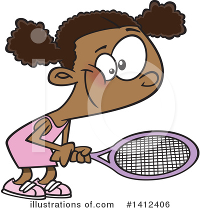Tennis Clipart #1412406 by toonaday