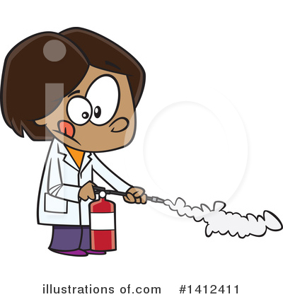 Fire Extinguisher Clipart #1412411 by toonaday