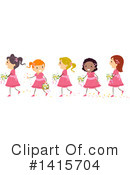 Girl Clipart #1415704 by BNP Design Studio
