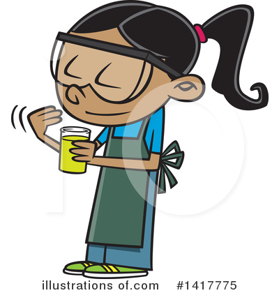 Royalty-Free (RF) Girl Clipart Illustration by toonaday - Stock Sample #1417775