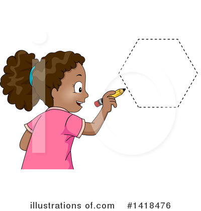 Hexagons Clipart #1418476 by BNP Design Studio