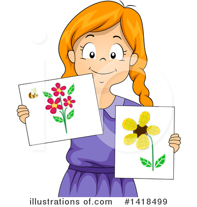 Royalty-Free (RF) Girl Clipart Illustration by BNP Design Studio - Stock Sample #1418499
