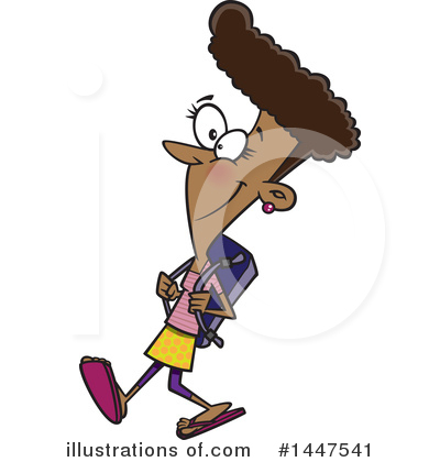 Walking Clipart #1447541 by toonaday