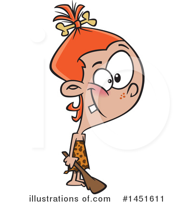 Royalty-Free (RF) Girl Clipart Illustration by toonaday - Stock Sample #1451611