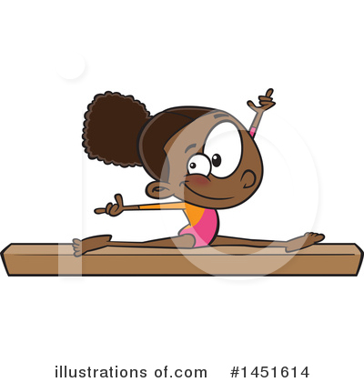 Gymnastics Clipart #1451614 by toonaday