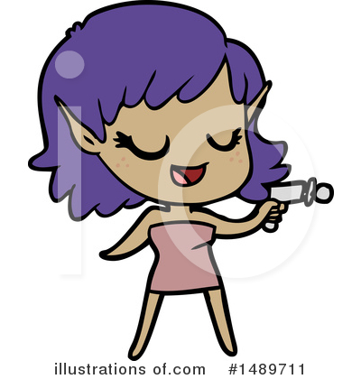 Royalty-Free (RF) Girl Clipart Illustration by lineartestpilot - Stock Sample #1489711