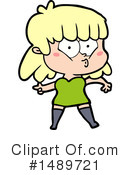 Girl Clipart #1489721 by lineartestpilot