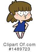 Girl Clipart #1489723 by lineartestpilot
