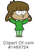 Girl Clipart #1489724 by lineartestpilot