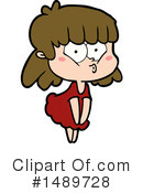 Girl Clipart #1489728 by lineartestpilot