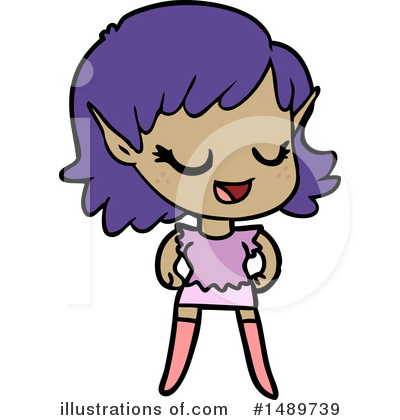 Royalty-Free (RF) Girl Clipart Illustration by lineartestpilot - Stock Sample #1489739