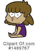 Girl Clipart #1489767 by lineartestpilot