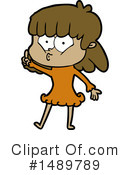 Girl Clipart #1489789 by lineartestpilot