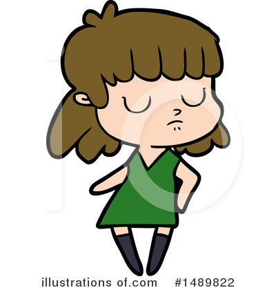 Royalty-Free (RF) Girl Clipart Illustration by lineartestpilot - Stock Sample #1489822