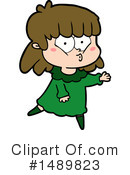 Girl Clipart #1489823 by lineartestpilot