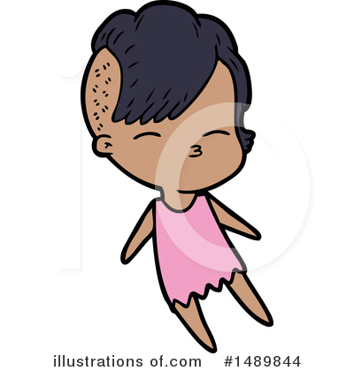 Royalty-Free (RF) Girl Clipart Illustration by lineartestpilot - Stock Sample #1489844