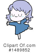 Girl Clipart #1489852 by lineartestpilot