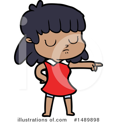 Royalty-Free (RF) Girl Clipart Illustration by lineartestpilot - Stock Sample #1489898