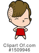 Girl Clipart #1509946 by lineartestpilot
