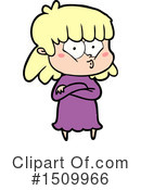 Girl Clipart #1509966 by lineartestpilot