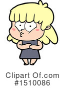 Girl Clipart #1510086 by lineartestpilot