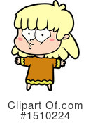 Girl Clipart #1510224 by lineartestpilot