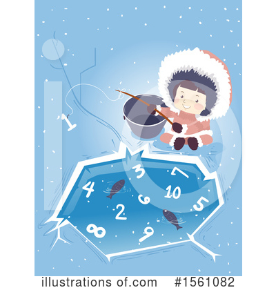 Ice Fishing Clipart #1561082 by BNP Design Studio