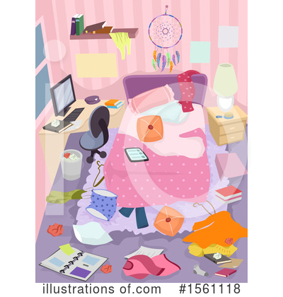 Bedroom Clipart #1561118 by BNP Design Studio