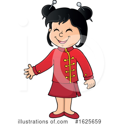 Royalty-Free (RF) Girl Clipart Illustration by visekart - Stock Sample #1625659