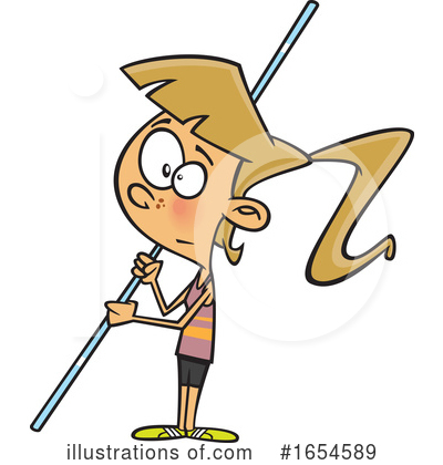 Pole Vault Clipart #1654589 by toonaday