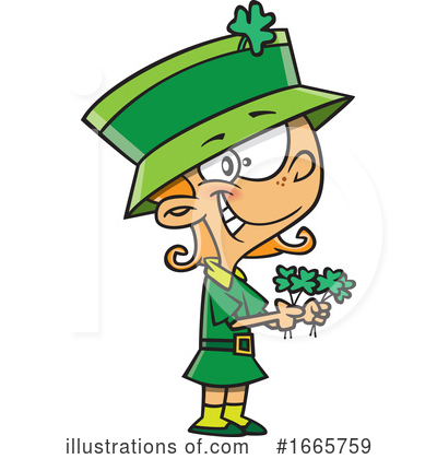 Clovers Clipart #1665759 by toonaday