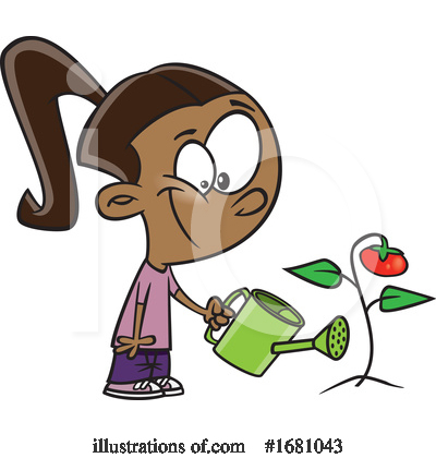 Indian Girl Clipart #1681043 by toonaday