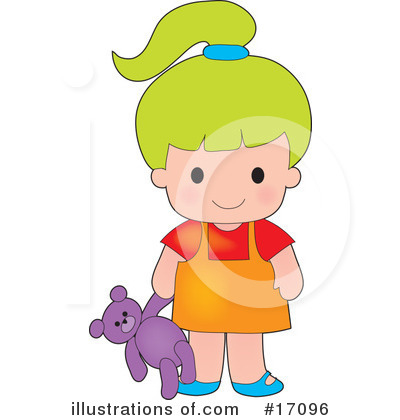 Royalty-Free (RF) Girl Clipart Illustration by Maria Bell - Stock Sample #17096