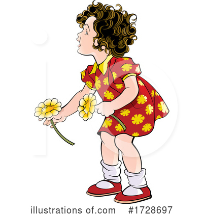 Royalty-Free (RF) Girl Clipart Illustration by Lal Perera - Stock Sample #1728697