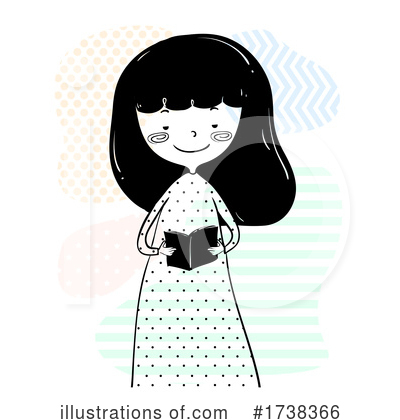 School Girl Clipart #1738366 by BNP Design Studio