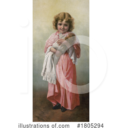 Royalty-Free (RF) Girl Clipart Illustration by JVPD - Stock Sample #1805294