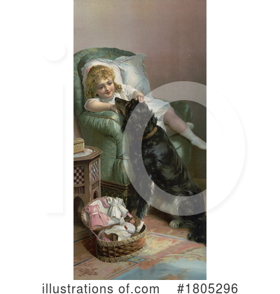 Royalty-Free (RF) Girl Clipart Illustration by JVPD - Stock Sample #1805296