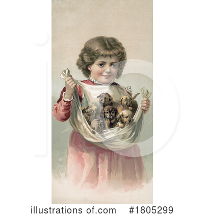 Royalty-Free (RF) Girl Clipart Illustration by JVPD - Stock Sample #1805299
