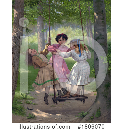 Royalty-Free (RF) Girl Clipart Illustration by JVPD - Stock Sample #1806070