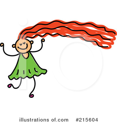 Royalty-Free (RF) Girl Clipart Illustration by Prawny - Stock Sample #215604