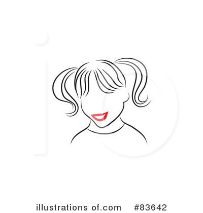 Royalty-Free (RF) Girl Clipart Illustration by Prawny - Stock Sample #83642