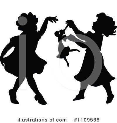 Dancing Clipart #1109568 by Prawny Vintage