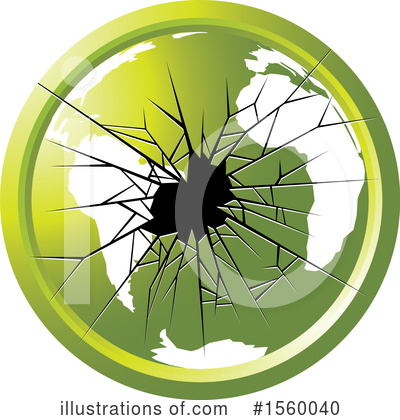 Shattered Glass Clipart #1560040 by Lal Perera