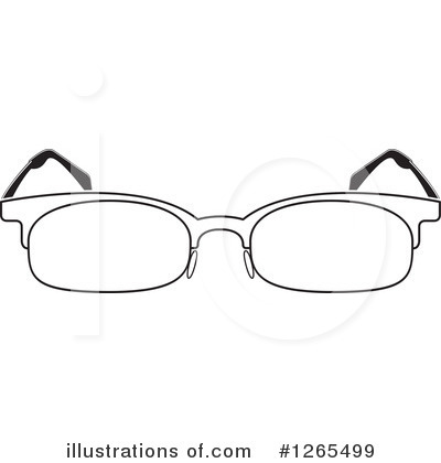 Royalty-Free (RF) Glasses Clipart Illustration by Lal Perera - Stock Sample #1265499