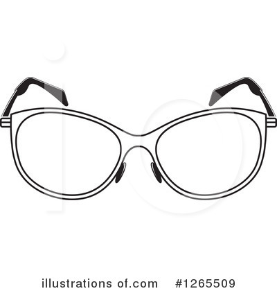 Royalty-Free (RF) Glasses Clipart Illustration by Lal Perera - Stock Sample #1265509