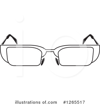 Royalty-Free (RF) Glasses Clipart Illustration by Lal Perera - Stock Sample #1265517