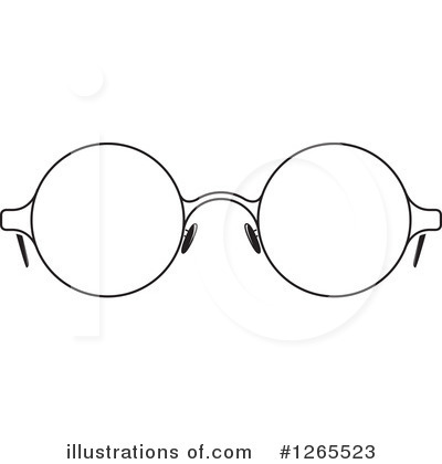 Royalty-Free (RF) Glasses Clipart Illustration by Lal Perera - Stock Sample #1265523